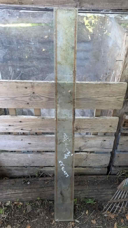 Photo of free Greenhouse Glass & Glass Vent Slats (OX25 Steeple Aston) #4