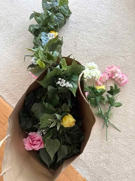 Photo of free Fake flowers and vines (Emerald Hills) #1