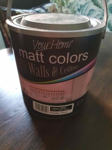Photo of free 2.5l of pink emulsion paint (Aldershot GU12) #1