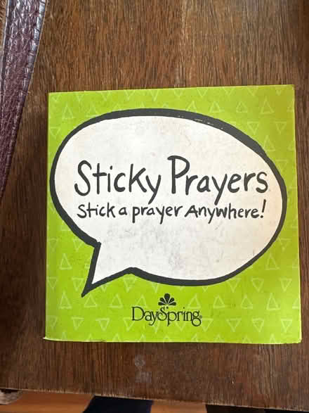 Photo of free “Sticky Prayers” sticky notes (Alameda West End) #1