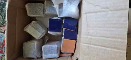 Photo of free Mexican talavera tiles, 2" x 2" (UWS, Riverside/108th) #2