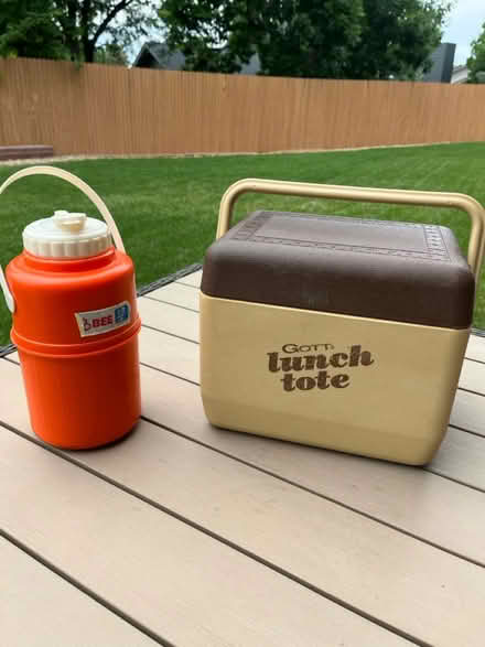 Photo of free Lunch tote and beverage container (Smoky Hill Rd & Tower Rd) #1