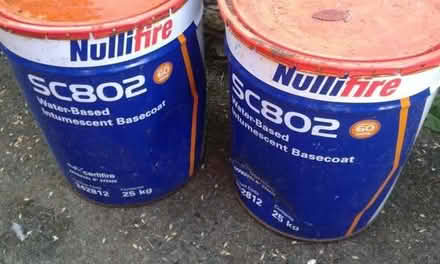 Photo of free SC802 Intumescent Steel Coating Water Based paint 2 x 25kg t (Ireby CA7) #1
