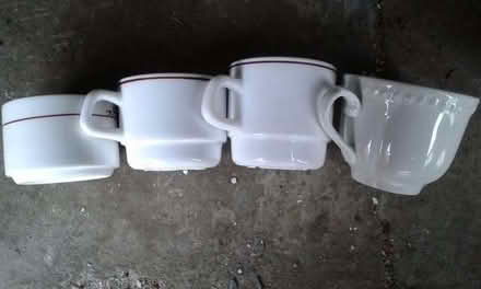 Photo of free Job lot Cafe tea garden cups and saucers (Ireby CA7) #2