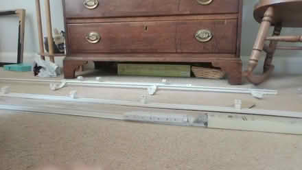 Photo of free 4 x curtain tracking rails. (Kings Stanley GL10) #1