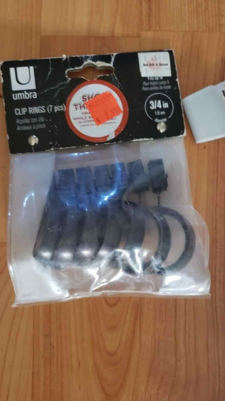 Photo of free Shower Curtain Clips (10/eg) #1