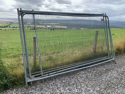 Photo of free 4 Herras Fence Panels (Dunmore, Beauly - IV4 7) #1