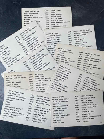 Photo of free Unknown - cards with random words and phrases on? (Northaw EN6) #1
