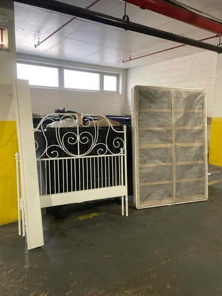 Photo of free Full Size Bed Frame and Box Spring (Parking garage 2933 N Sheridan) #3