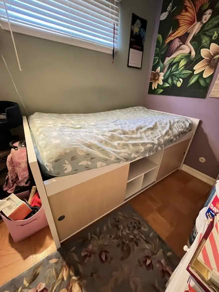 Photo of free Twin (single) Storage Bed (Walnut Creek) #1