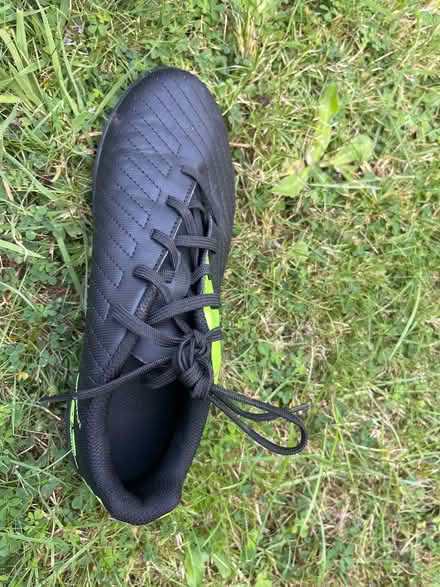 Photo of free Ball and beginner’s football shoes (UK size 4) (HA9) #2