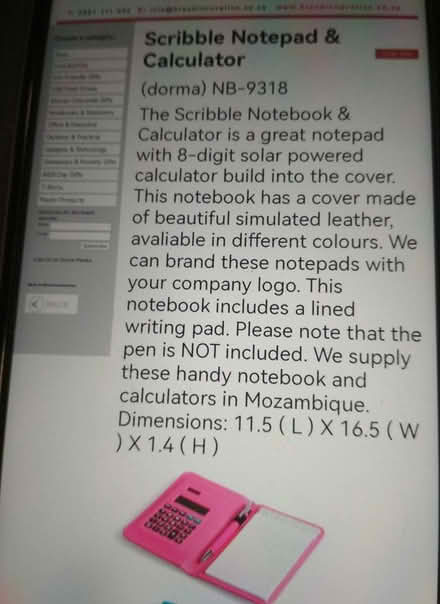 Photo of free Notebook with calculator (Near Mater hospital) #4