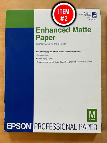 Photo of free Paper for EPSON color printers (Brooklyn, 11225) #2
