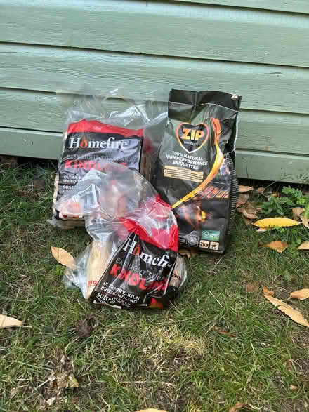 Photo of free Bag of Kindling and charcoal briquette (New Marston OX3) #2