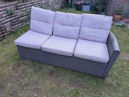 Photo of free Rattan outdoor sofa (Haselmere GU272QQ) #1