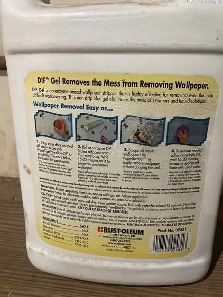 Photo of free Wall paper remover - sealed bottle (Arlington heights) #2