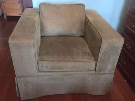 Photo of free Large green armchair (UWS, Riverside/108th) #1