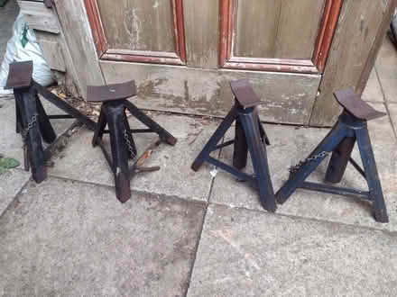 Photo of free 2 pairs of axle stands (Phippsville) #1