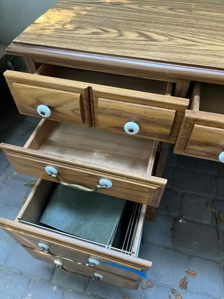 Photo of free Oak Desk (Ebano Dr. WC) #3