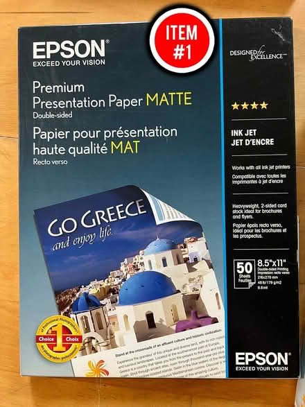 Photo of free Paper for EPSON color printers (Brooklyn, 11225) #1