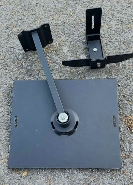 Photo of free Wall mounted TV stand black (Isleworth TW7) #1