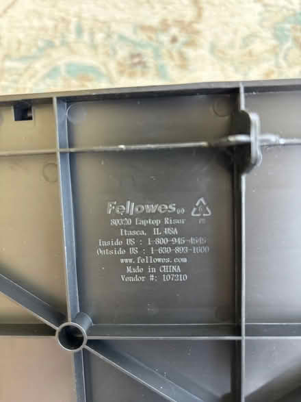 Photo of free Fellowes laptop stand (Frodsham, wa6) #2