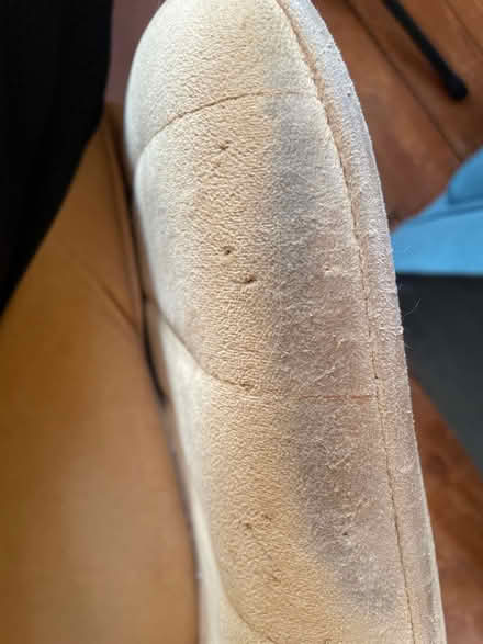 Photo of free Yellow Velvet Chair (Roman Road E3) #2