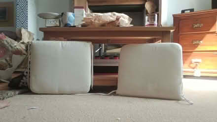 Photo of free 2x chair cushions. (Kings Stanley GL10) #1