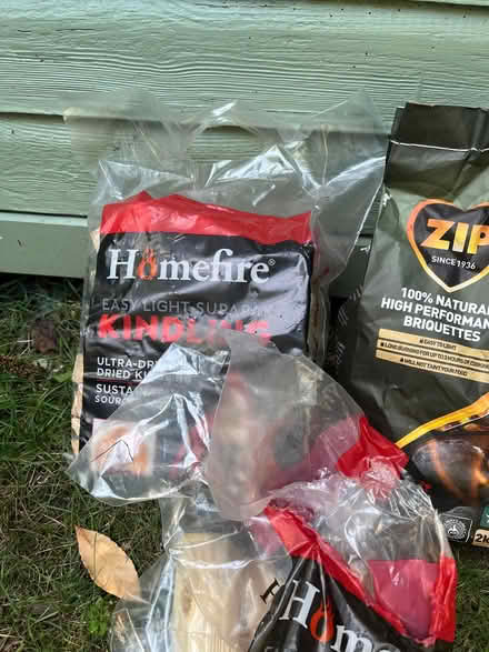 Photo of free Bag of Kindling and charcoal briquette (New Marston OX3) #4