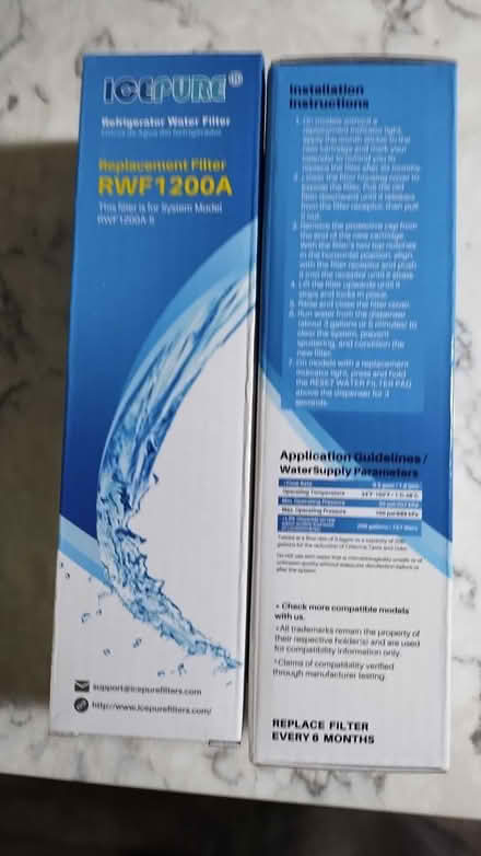 Photo of free Refrigerator Water Filters (Vacaville) #1