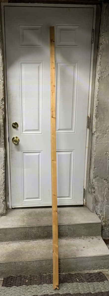 Photo of free 1 3/8" x 1 3/8" x ~84" wood (Union Square/Prospect Hill) #1