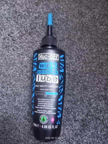 Photo of free Muc-off Wet Weather Lube (Fords Farm RG31) #1