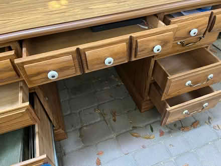Photo of free Oak Desk (Ebano Dr. WC) #2