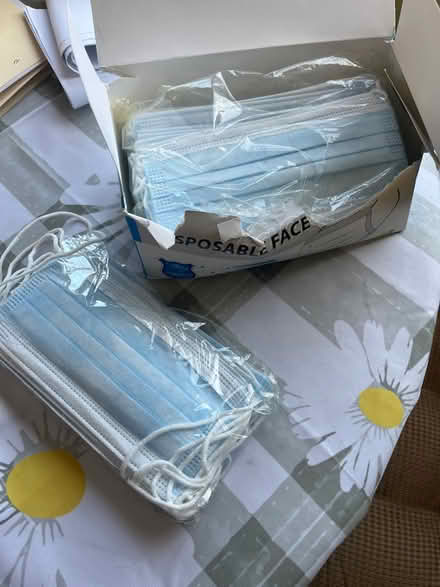 Photo of free ~60 Disposable Face Masks (Hicksville) #1