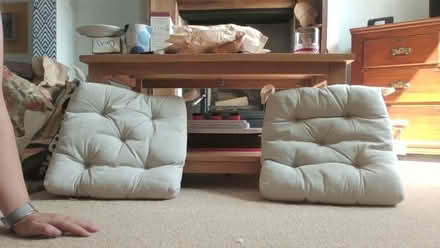 Photo of free 2x chair cushions (Kings Stanley GL10) #1