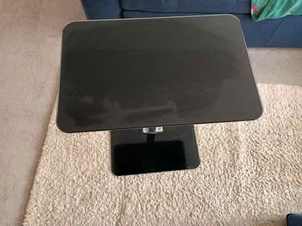 Photo of free Black glass coffee table (AB22) #1