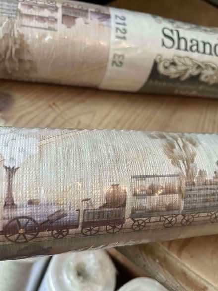 Photo of free Vintage Shand Kydd train wallpaper 2 rolls (Northwood HA4) #2