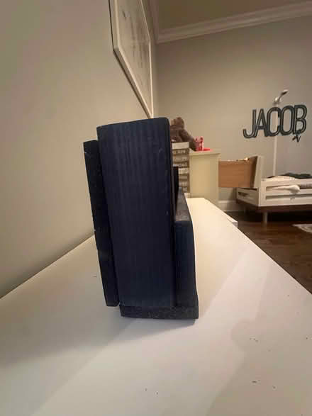 Photo of free 6 wooden bookshelves for wall (hinsdale) #3
