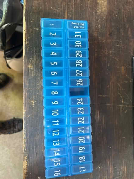 Photo of free Pill organizer (Near Marshall Road School) #1