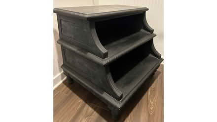 Photo of free Solid wood table with 3 shelves (Wesley Chapel) #1