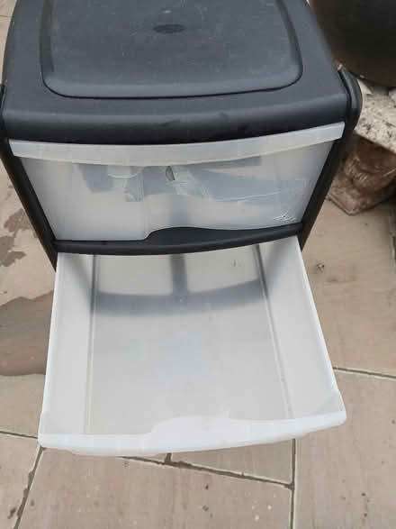 Photo of free Plastic drawer unit. (Odd Down) #2