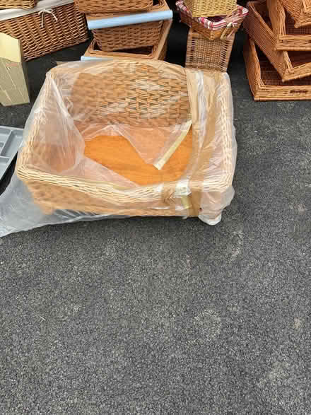Photo of free wicker dog basket (Inkberrow. WR7) #1