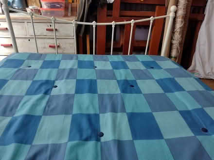 Photo of free Metal 'double' bed with futon (Loughborough Junction SE5.) #2