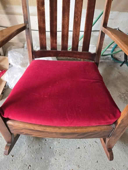 Photo of free Wooden Rocking Chair (16th and Woodbine) #2
