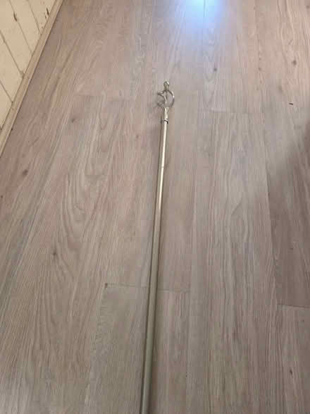 Photo of free Stainless steel coloured curtain pole (Holmer Green HP15) #1
