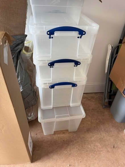 Photo of free STORAGE BOXES x5 (Inkberrow. WR7) #1