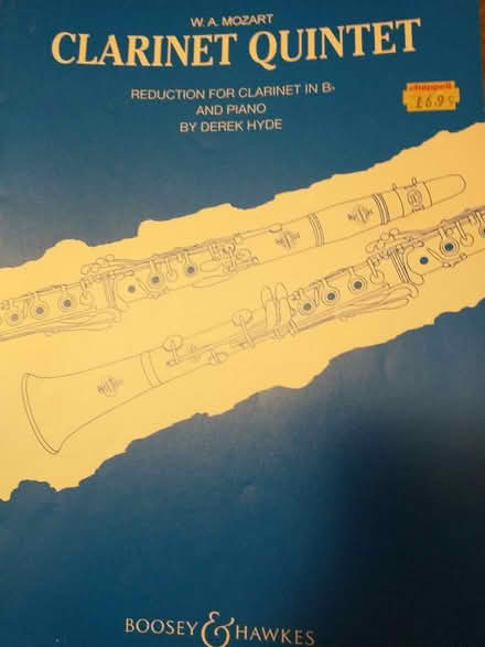 Photo of free Clarinet/flute/violin sheet music (Endmoor LA8) #1