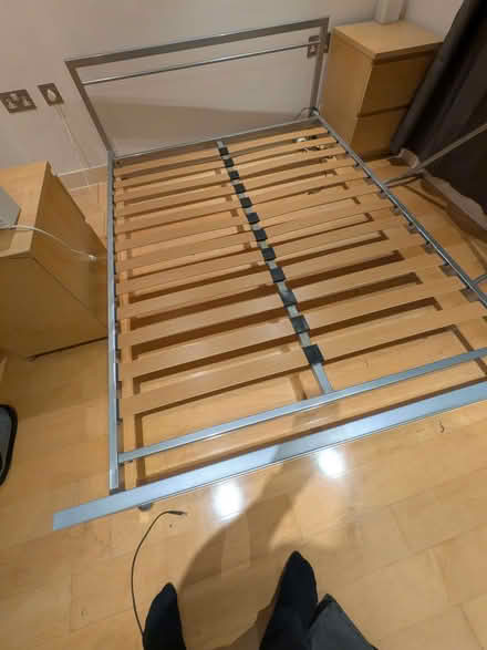 Photo of free Metal double bed frame (Oxford OX1) #1