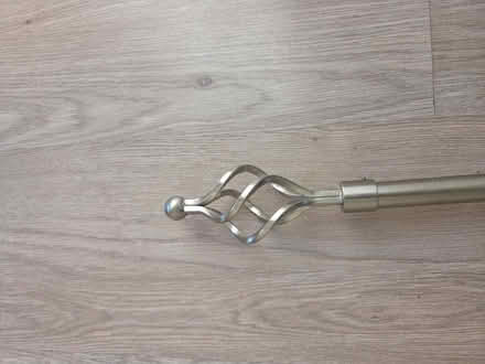 Photo of free Stainless steel coloured curtain pole (Holmer Green HP15) #3