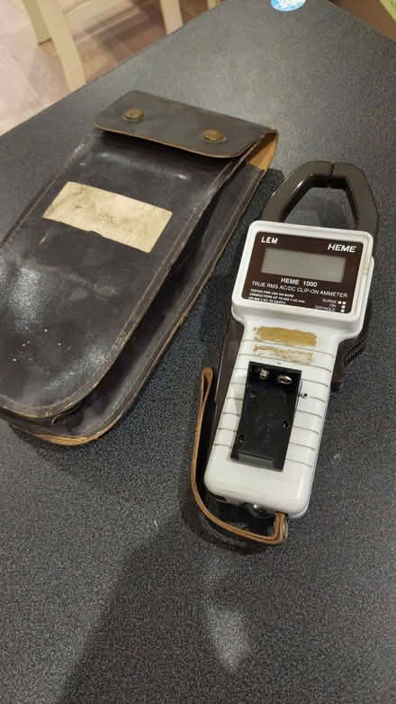 Photo of free Vintage clip-on ammeter with case (Queen Edith's Ward CB1) #1